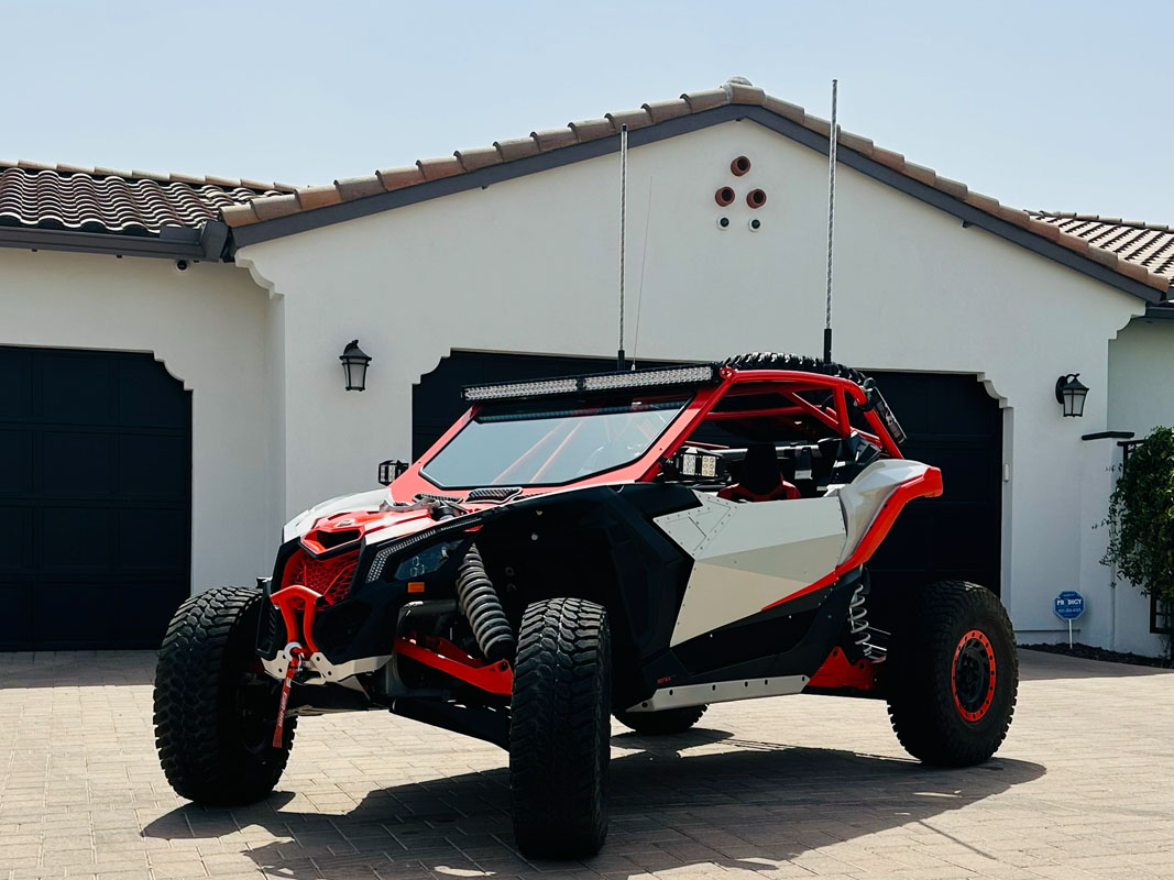 mobile off-road vehicle detail