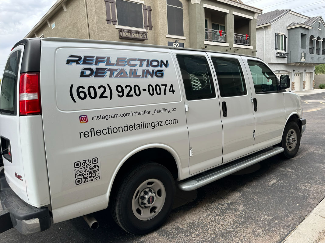 reflection detailing mobile detailer van